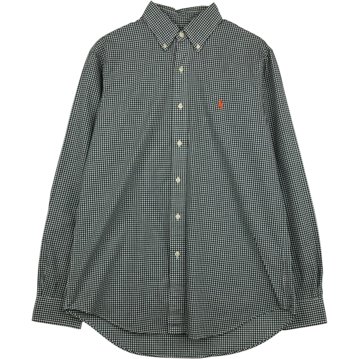 古着 ラルフローレン Ralph Lauren ギンガムチェック 長袖 ボタンダウンチェックシャツ メンズM相当/eaa643455