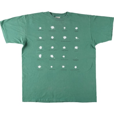 古着 90年代 オニータ ONEITA Bird Droppings プリントTシャツ USA製 メンズXL相当 ヴィンテージ/eaa626788