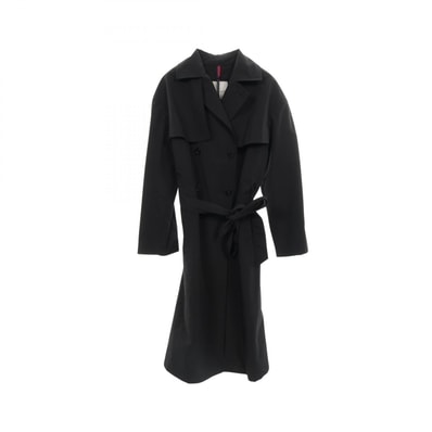 モンクレール MONCLER ROCHE トレンチコート 衣料品 アウター ポリエステル レディース ブラック系 【中古】