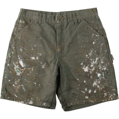 古着 カーハート Carhartt ORIGINAL FIT ペイント ダック地ペインターショーツ ショートパンツ メンズw34相当/eaa656848