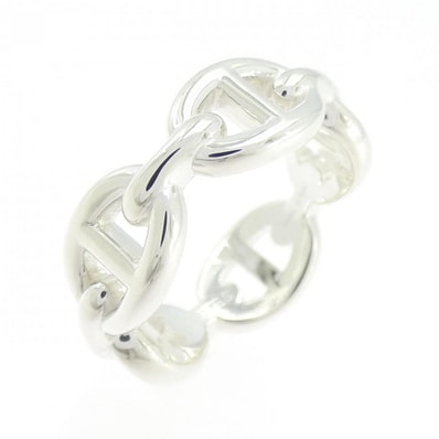 Hermes Chaine D'ancre Enchainee Ring PM "Silver"