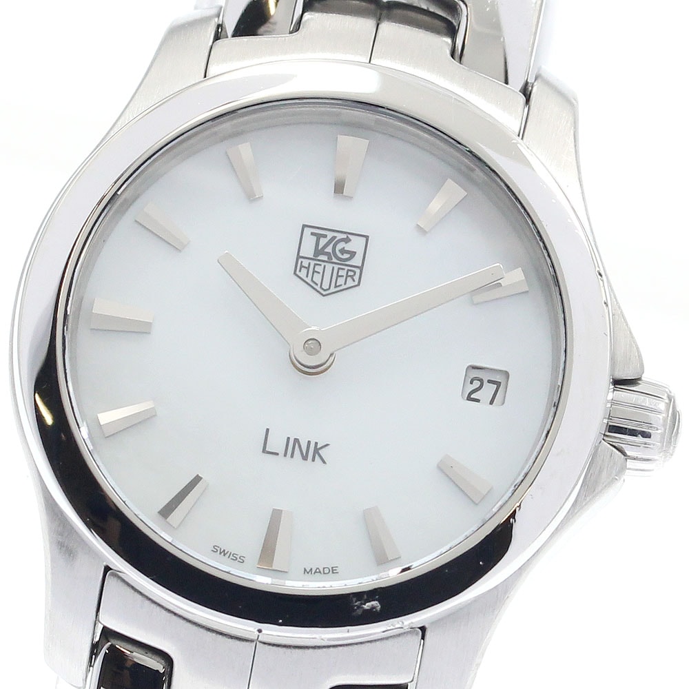 タグホイヤー リンク デイト WJF1410 クォーツ レディース 【中古】