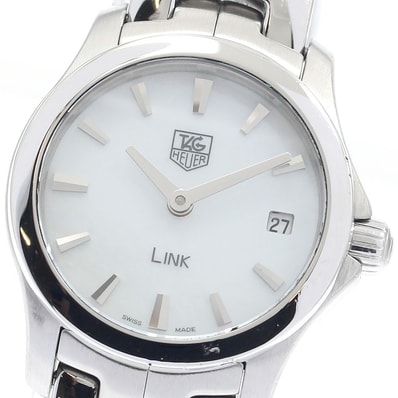 タグホイヤー リンク デイト WJF1410 クォーツ レディース 【中古】