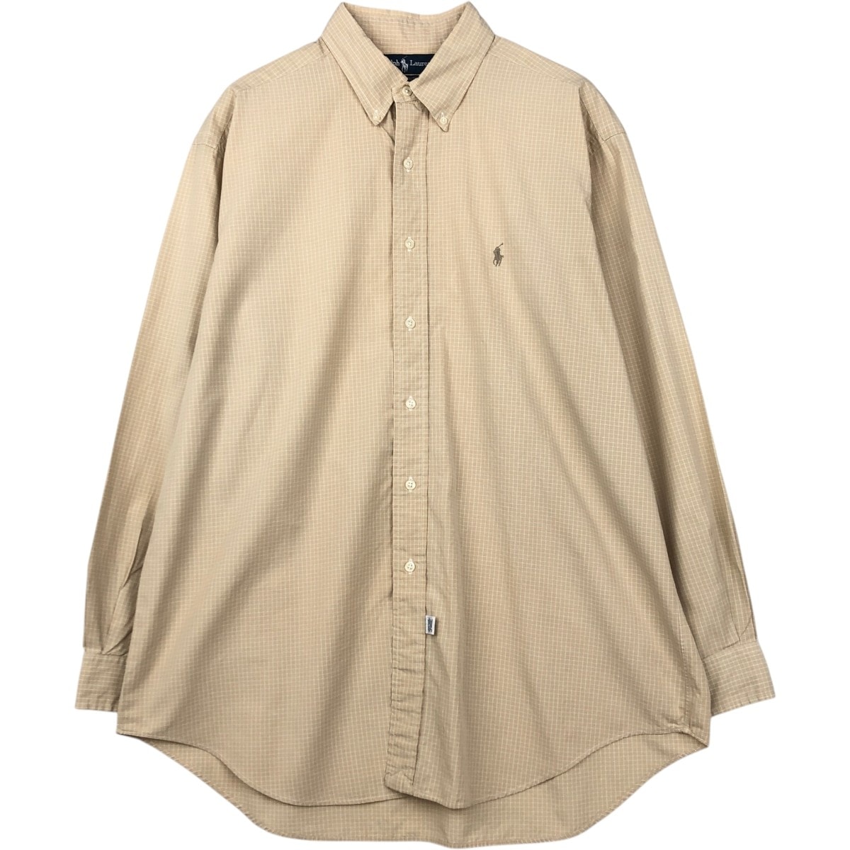 古着 ラルフローレン Ralph Lauren Ralph Lauren YARMOUTH 長袖 ボタンダウンチェックシャツ メンズXXL相当/eaa678096