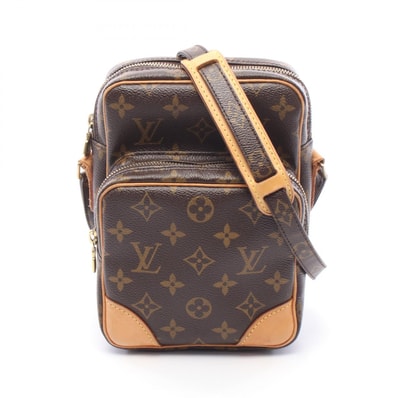 ルイ・ヴィトン LOUIS VUITTON アマゾン モノグラム ショルダーバッグ バッグ PVCコーティングキャンバス レザー モノグラム レディース ブラウン系 M45236 【中古】