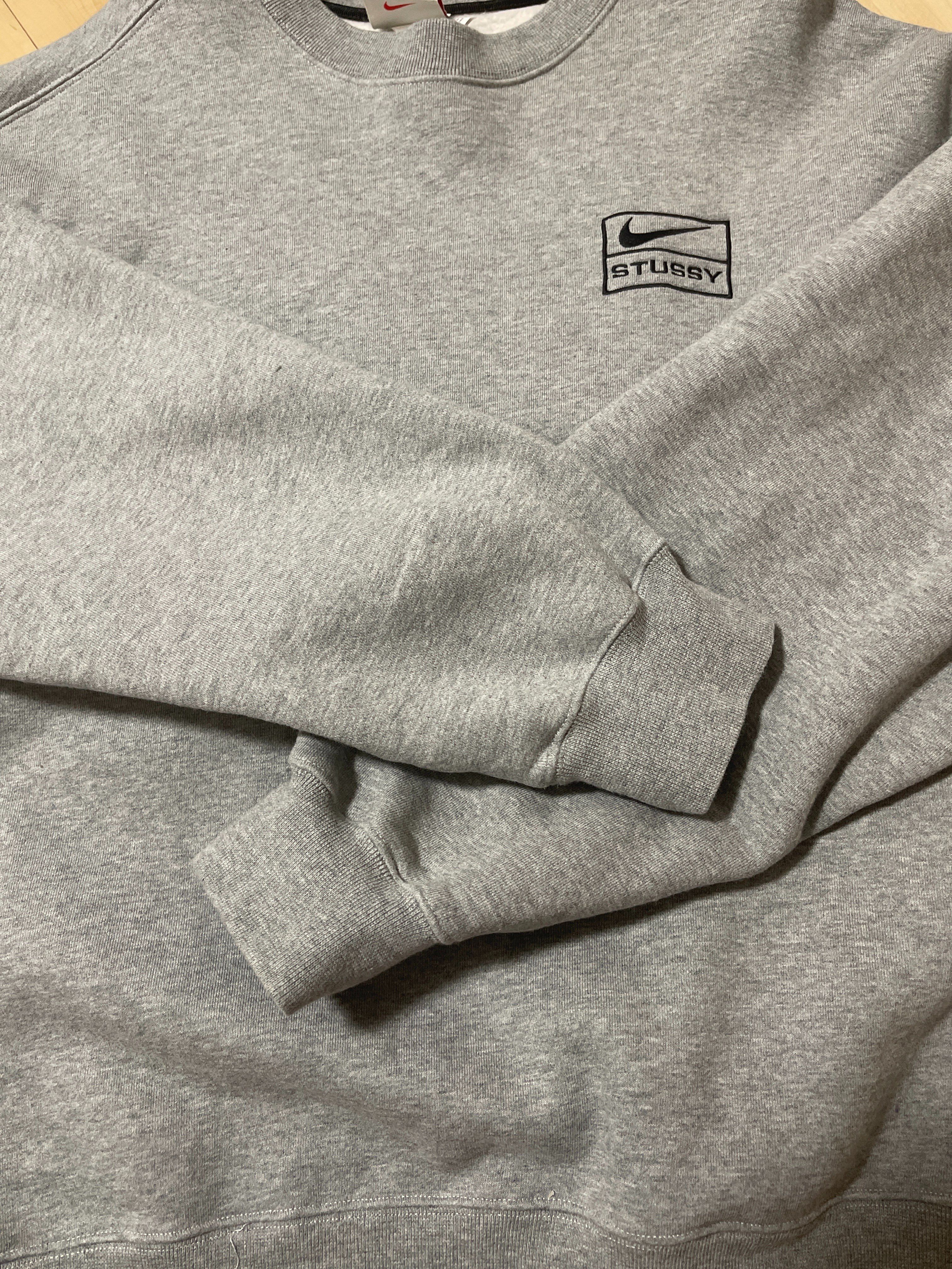 Nike x Stussy NRG BR Crew Fleece "Grey"