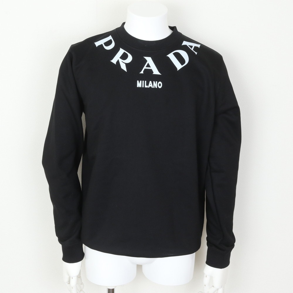 ■美品 プラダ ロゴ プリント Lサイズ トップス ファッション