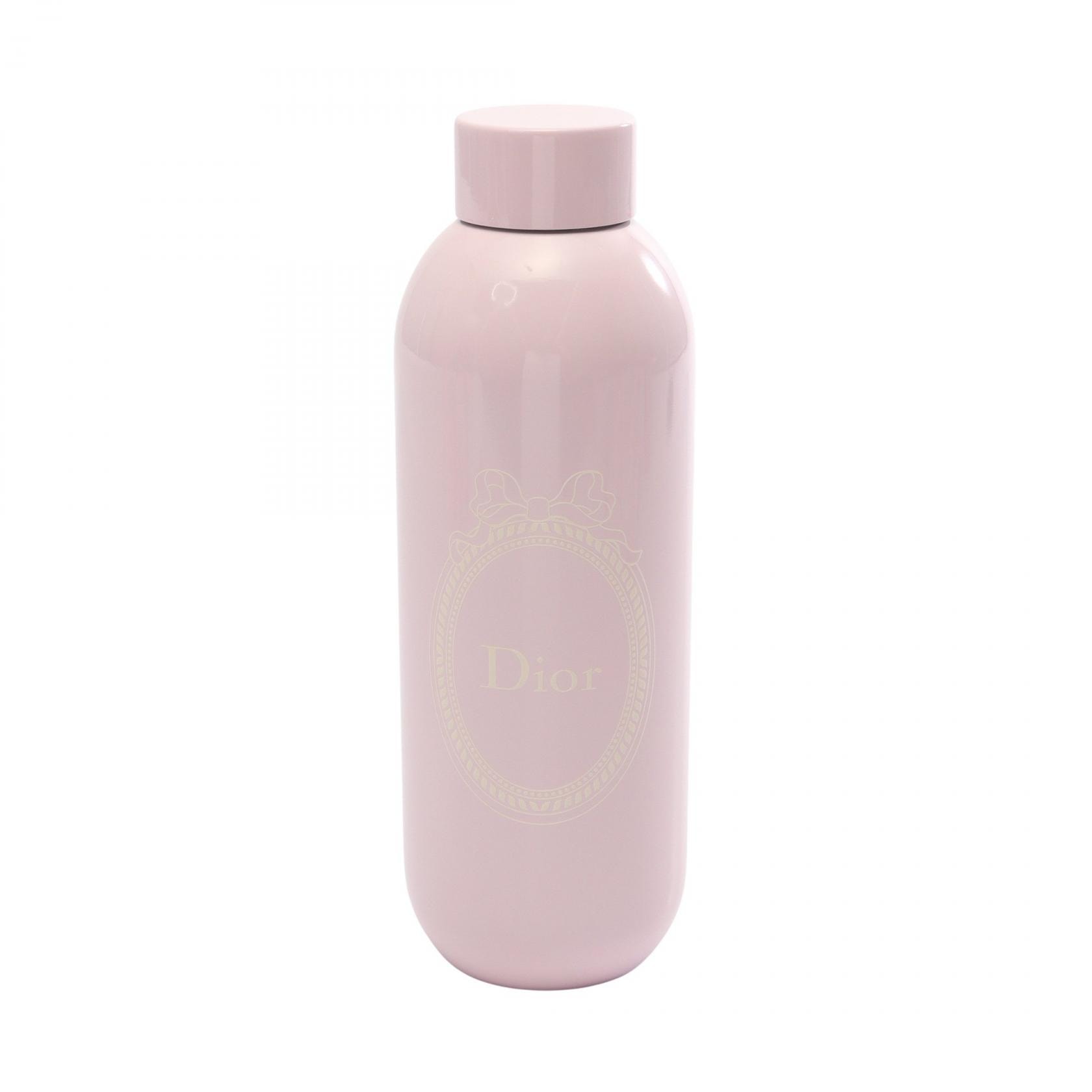 ディオール Dior Dior Médaillon ウォーターボトル 水筒 アクセサリー ステンレススチール レディース ピンク系 【中古】