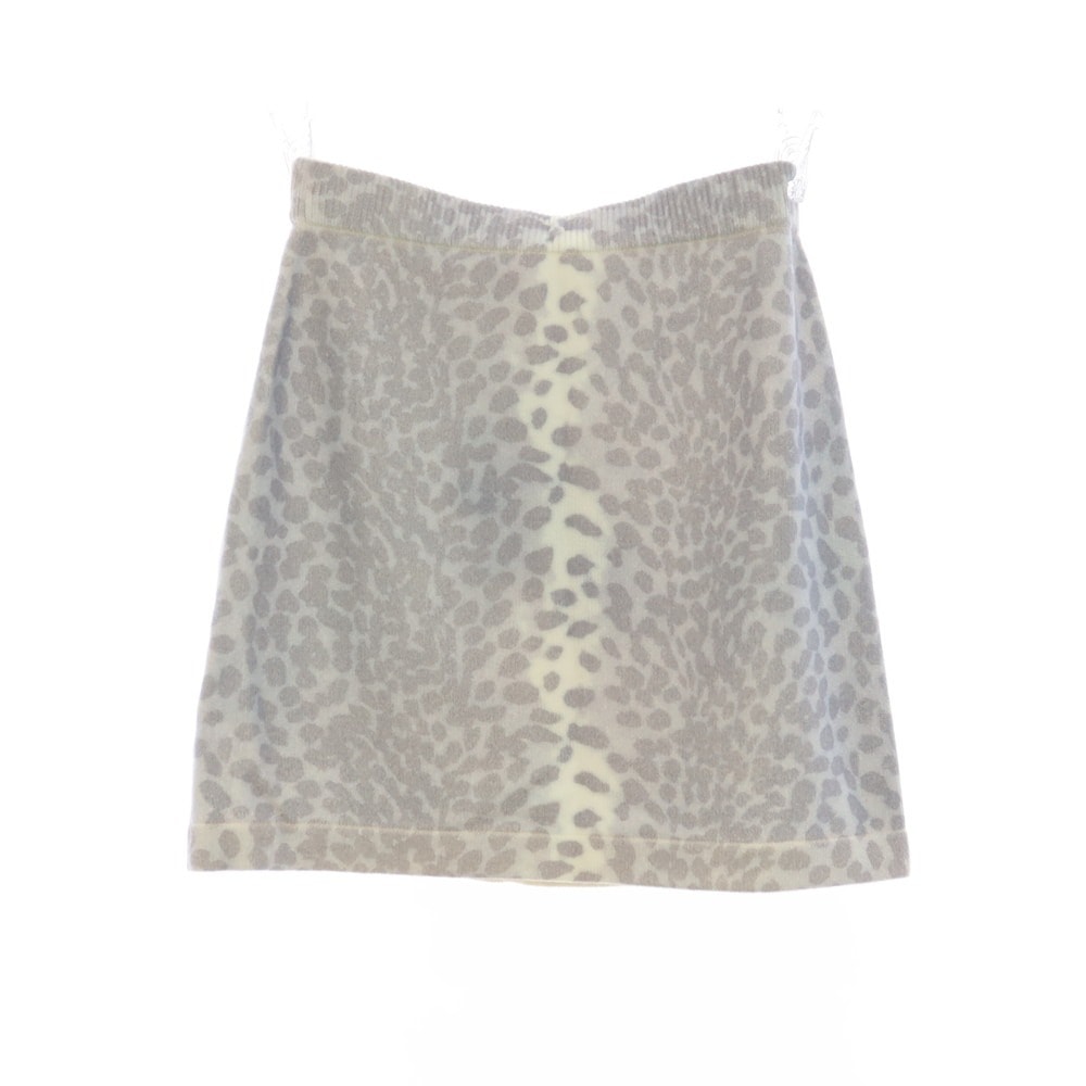 【中古】【未使用】ケンゾー KENZO ウールカシミヤ ニット ミニスカート グレー【サイズM】【レディース】