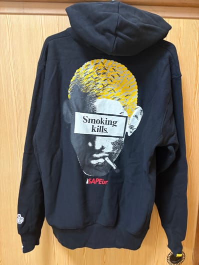 SAPEur Collaboration with #FR2 CHOCOLATE HEAD Hoodie "Black"