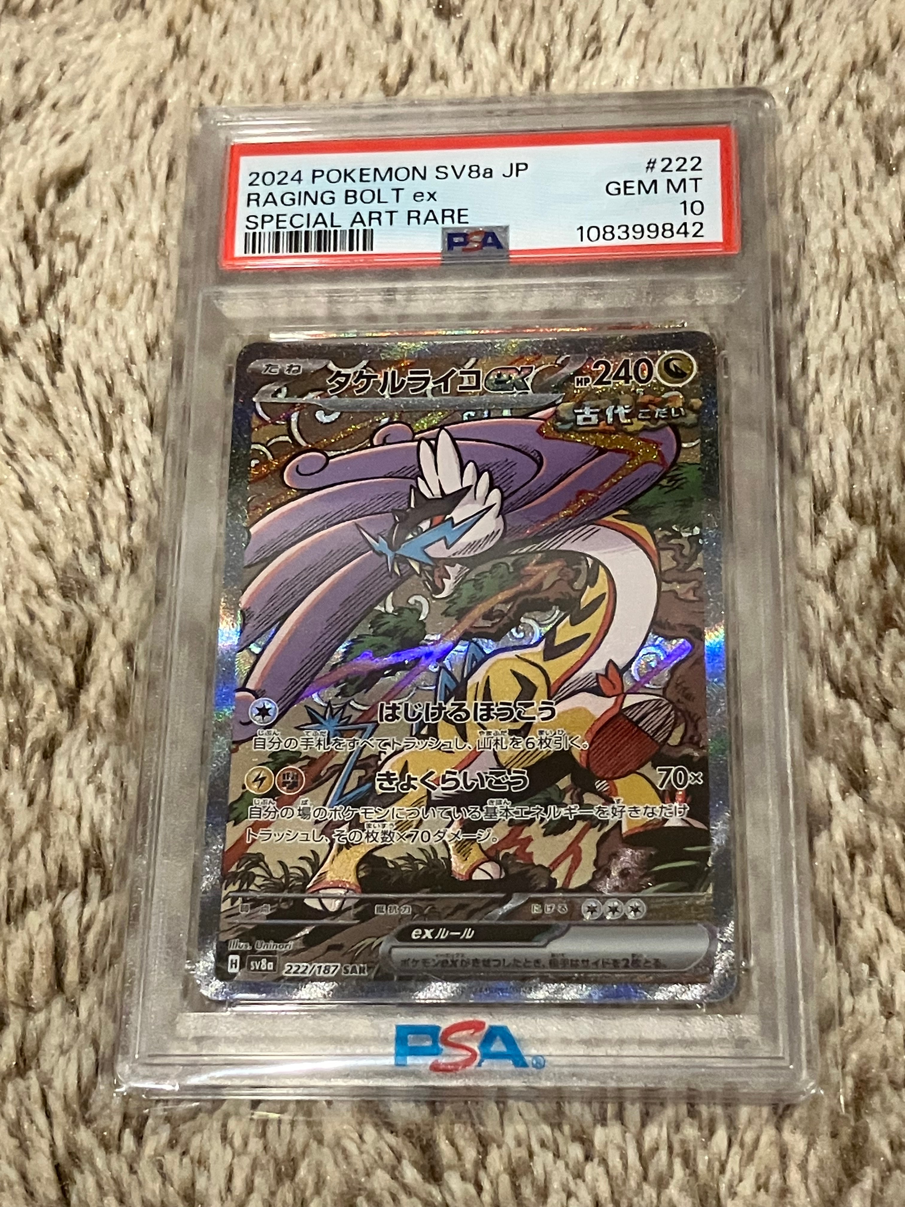 タケルライコex SAR [SV8a 222/187](ハイクラスパック「テラスタルフェスex」)
