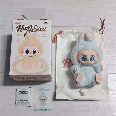 POP MART THE MONSTERS (LABUBU) Have a Seat Plush Series QUQU