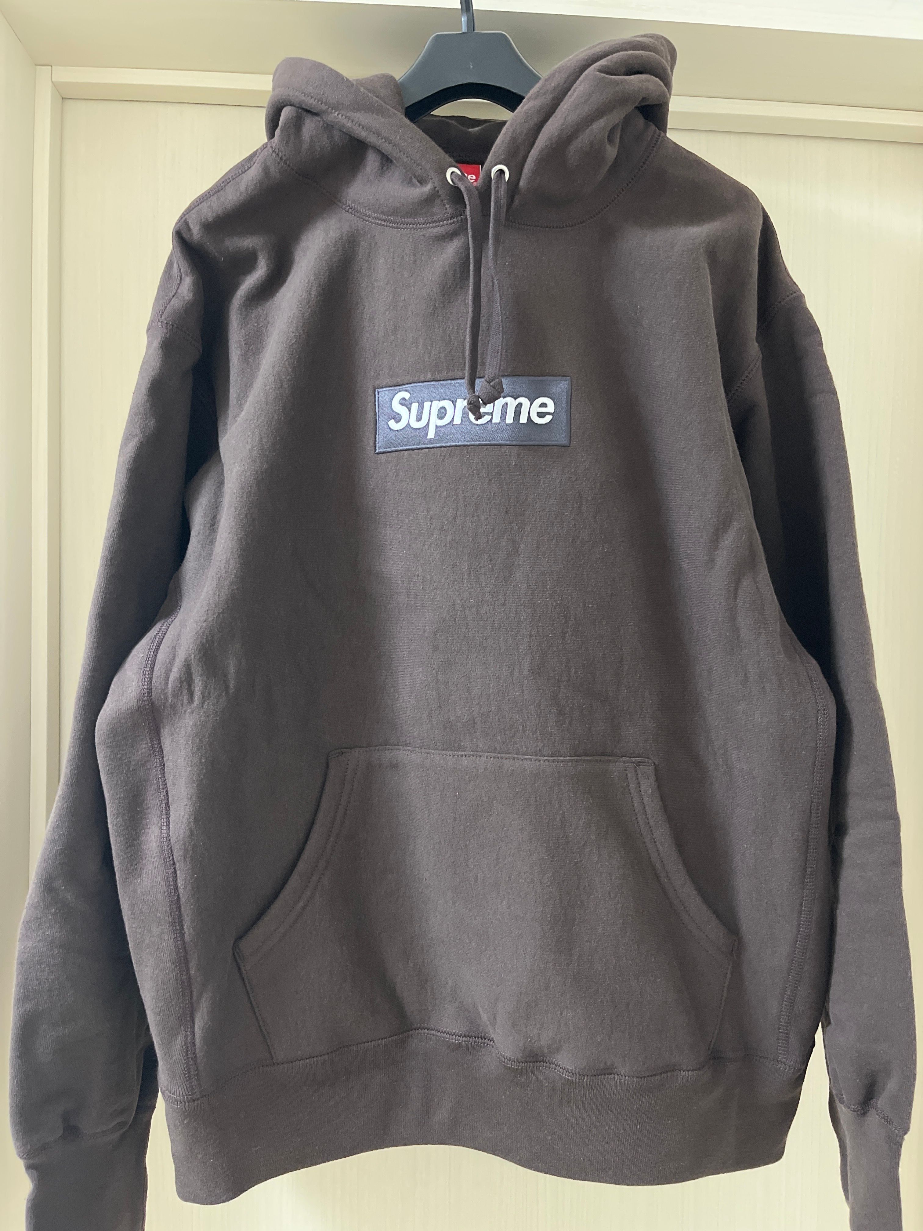 Supreme Box Logo Hooded Sweatshirt "Dark Brown" (21FW)