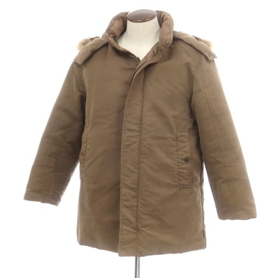 【中古】モンクレール MONCLER コットンポリエステル ダウンコート ブラウン【サイズ2】【メンズ】