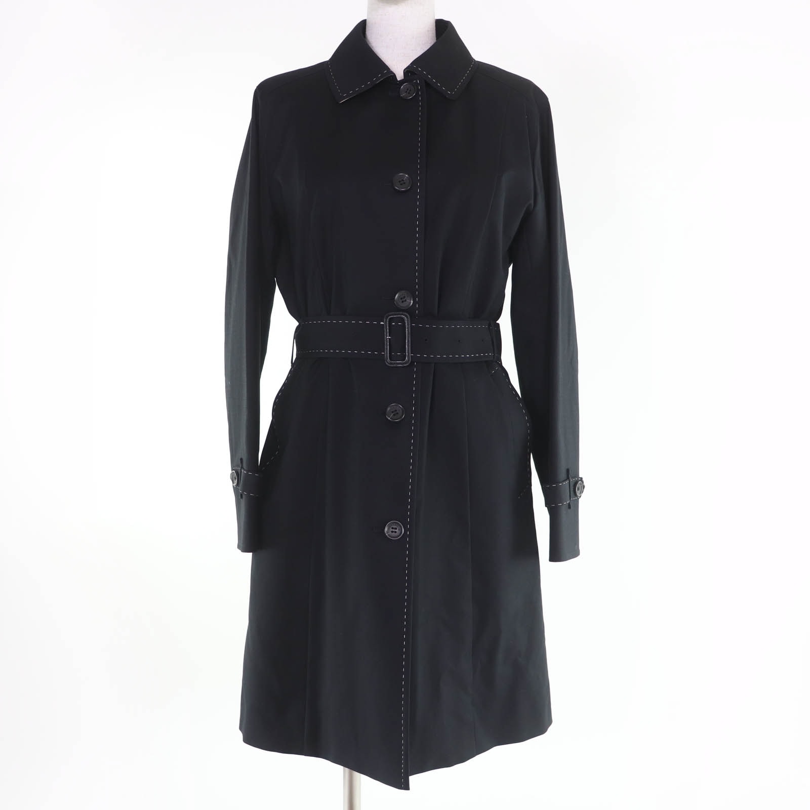 極美品 バーバリーロンドン コート ブラック レディース 11