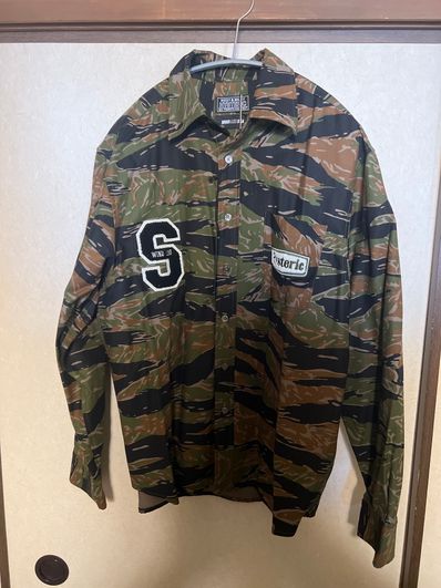 WIND AND SEA x HYSTERIC GLAMOUR Camoflage Shirt "Camo"