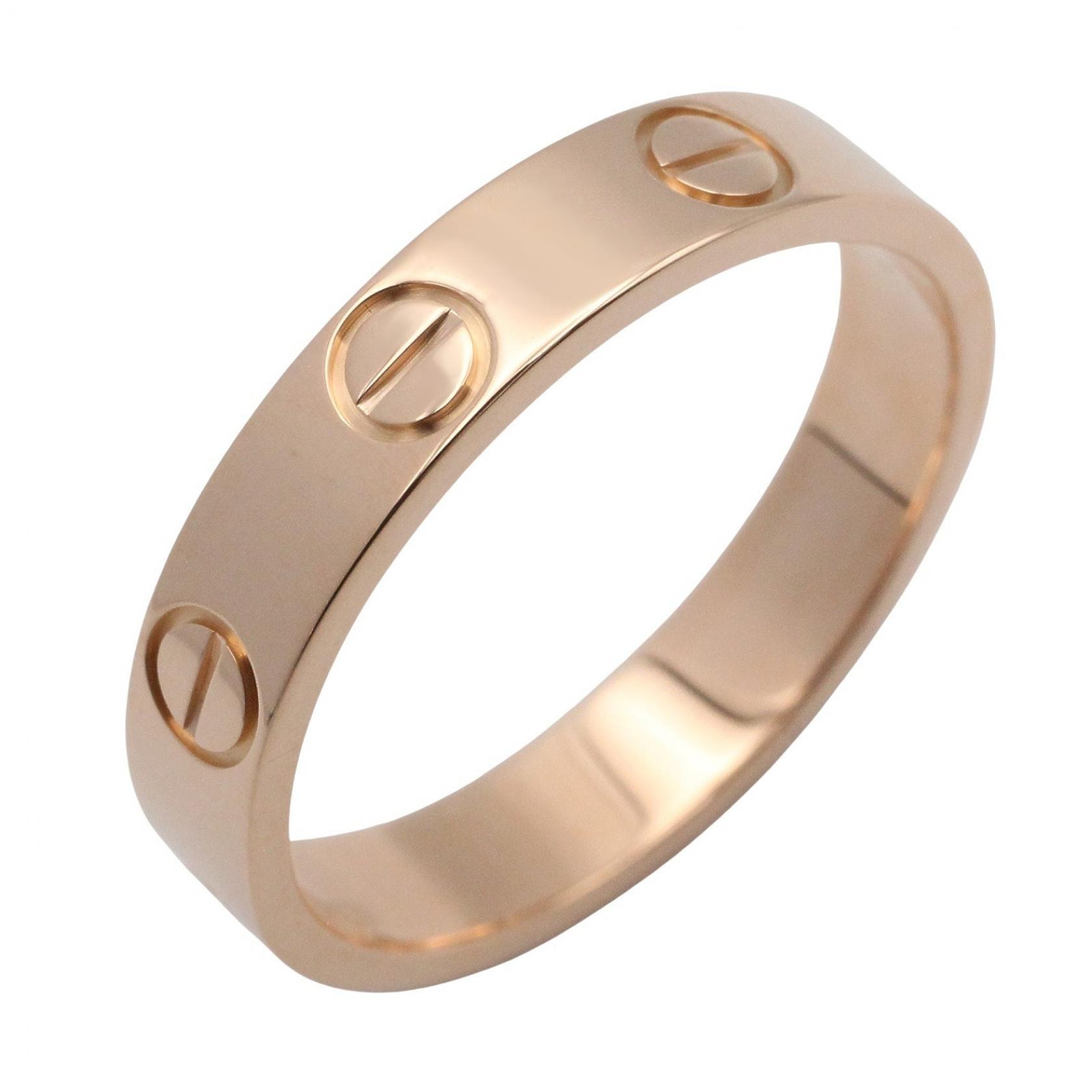 カルティエ CARTIER ミニラブリング リング・指輪 ジュエリー K18PG(ピンクゴールド) メンズ レディース ゴールド系 【中古】