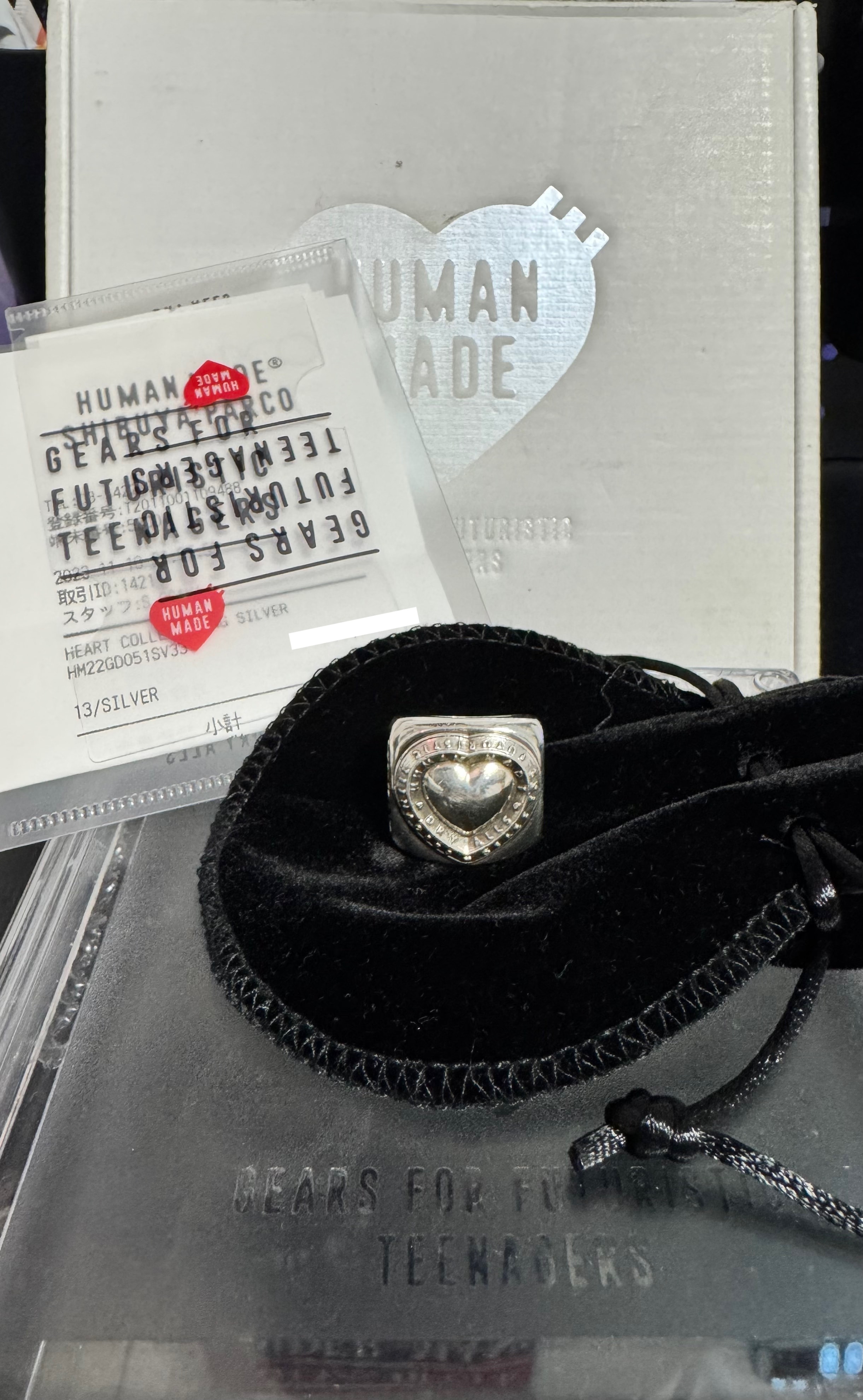 HUMAN MADE 【シルバーリング925】 希少13号