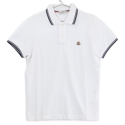 モンクレール 【美品】410918304399 MAGLIA POLO 半袖ポロシャツ S