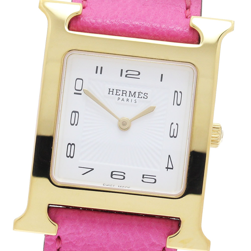 ☆良品 ★箱・保 エルメス Hウォッチ  HH1.501e ボーイズ 【中古】