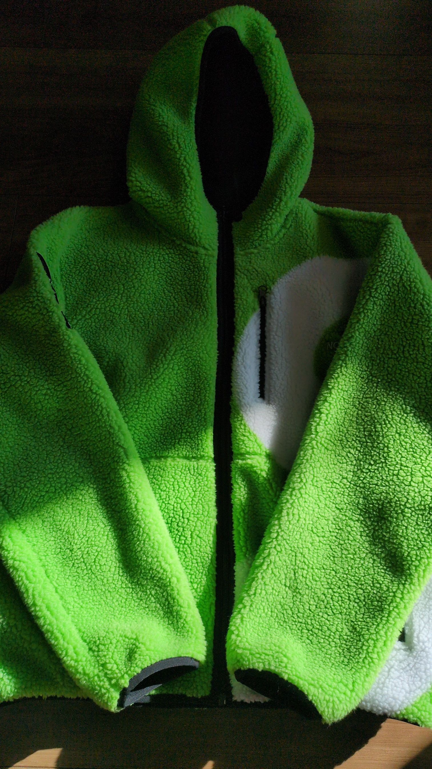 Supreme x The North Face S Logo Hooded Fleece Jacket "Green"