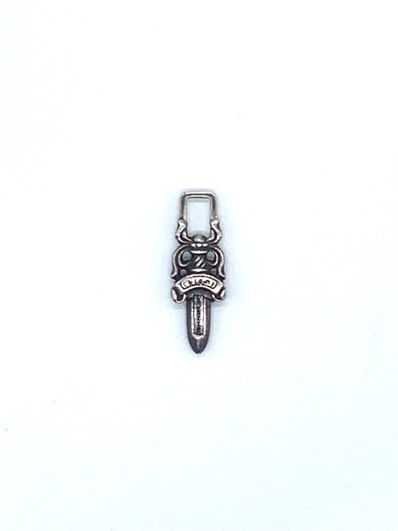 Chrome Hearts #5 Dagger Charm Zip 1 "Silver"
