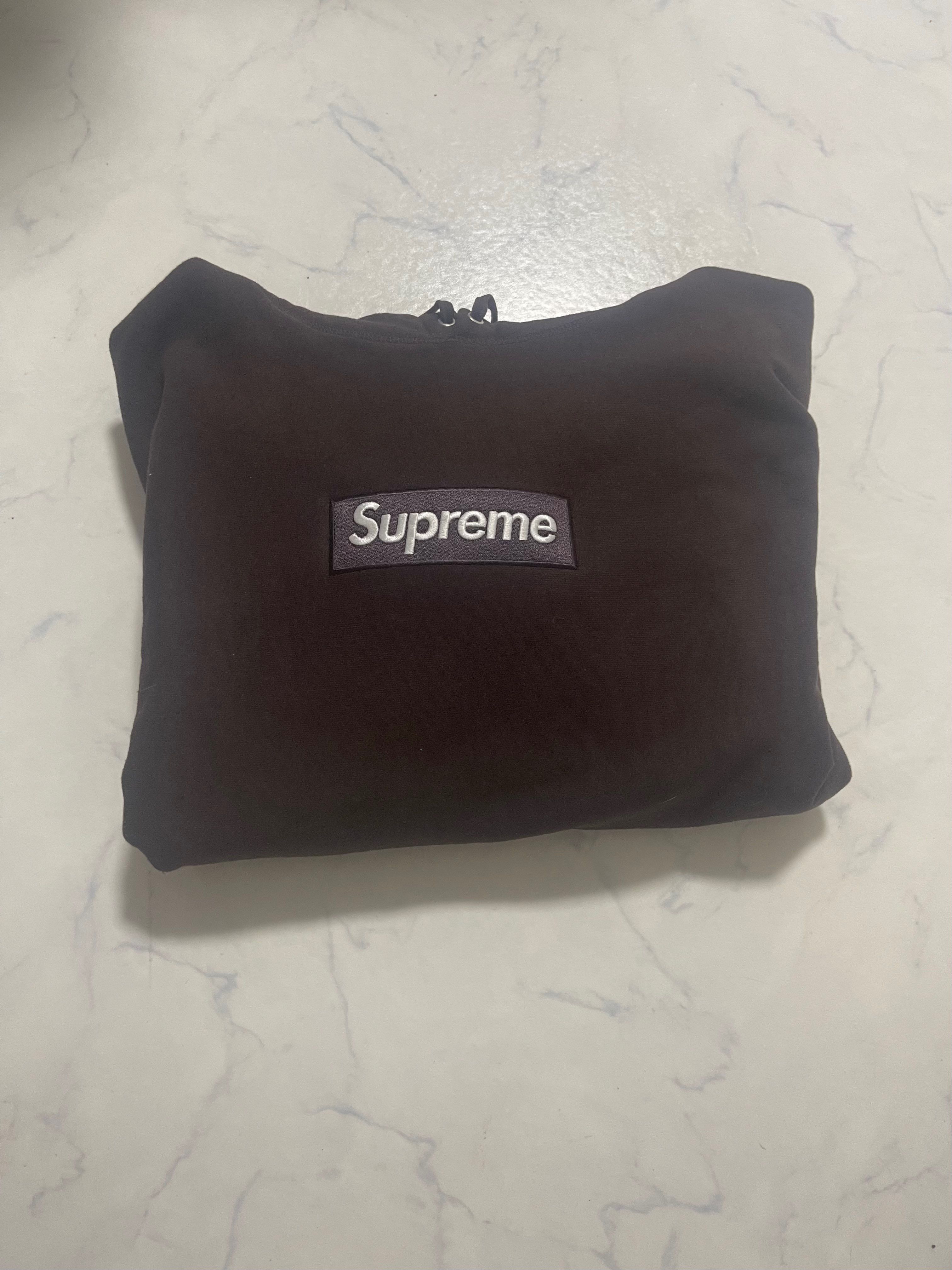 Supreme Box Logo Hooded Sweatshirt "Dark Brown" (21FW)