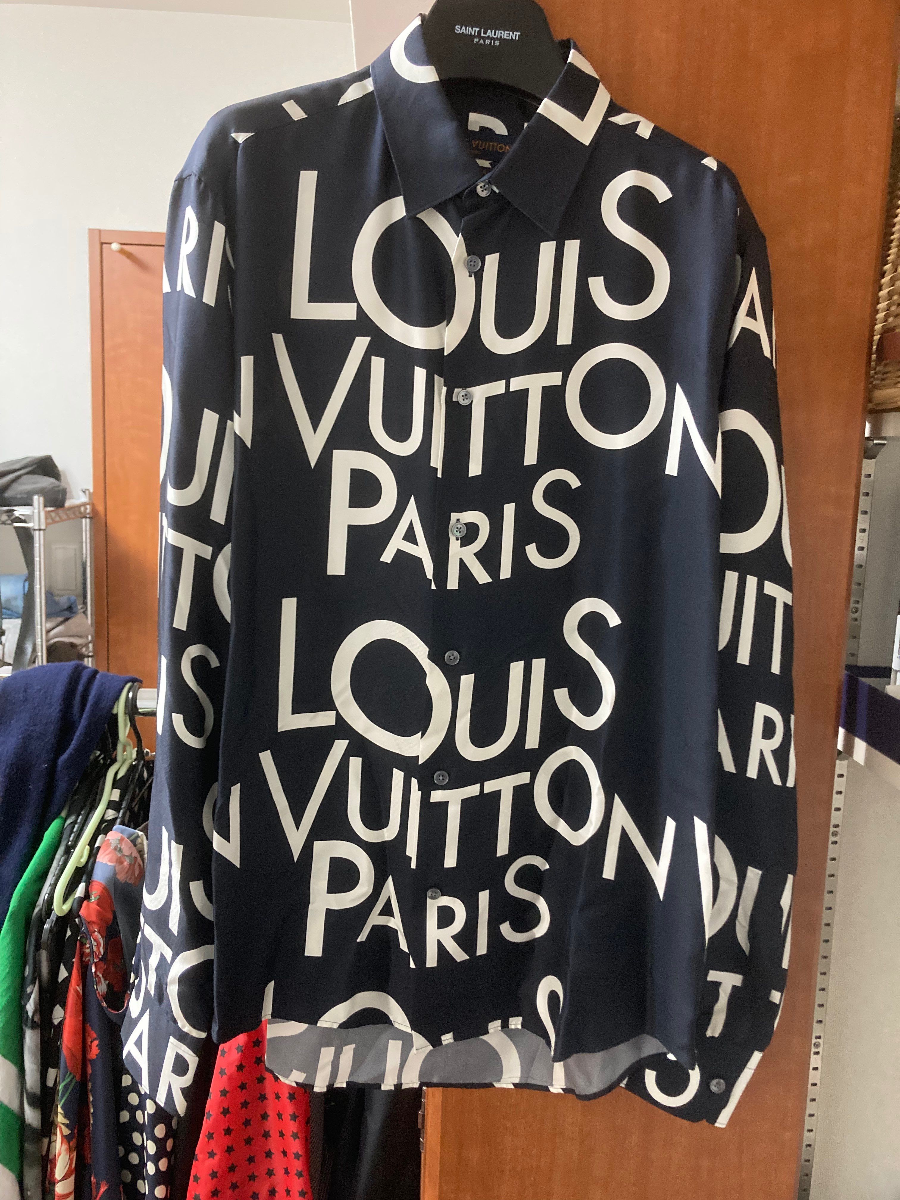 VUITTON ルイヴィトン ロゴ シャツ 美品 ジャケット デニム