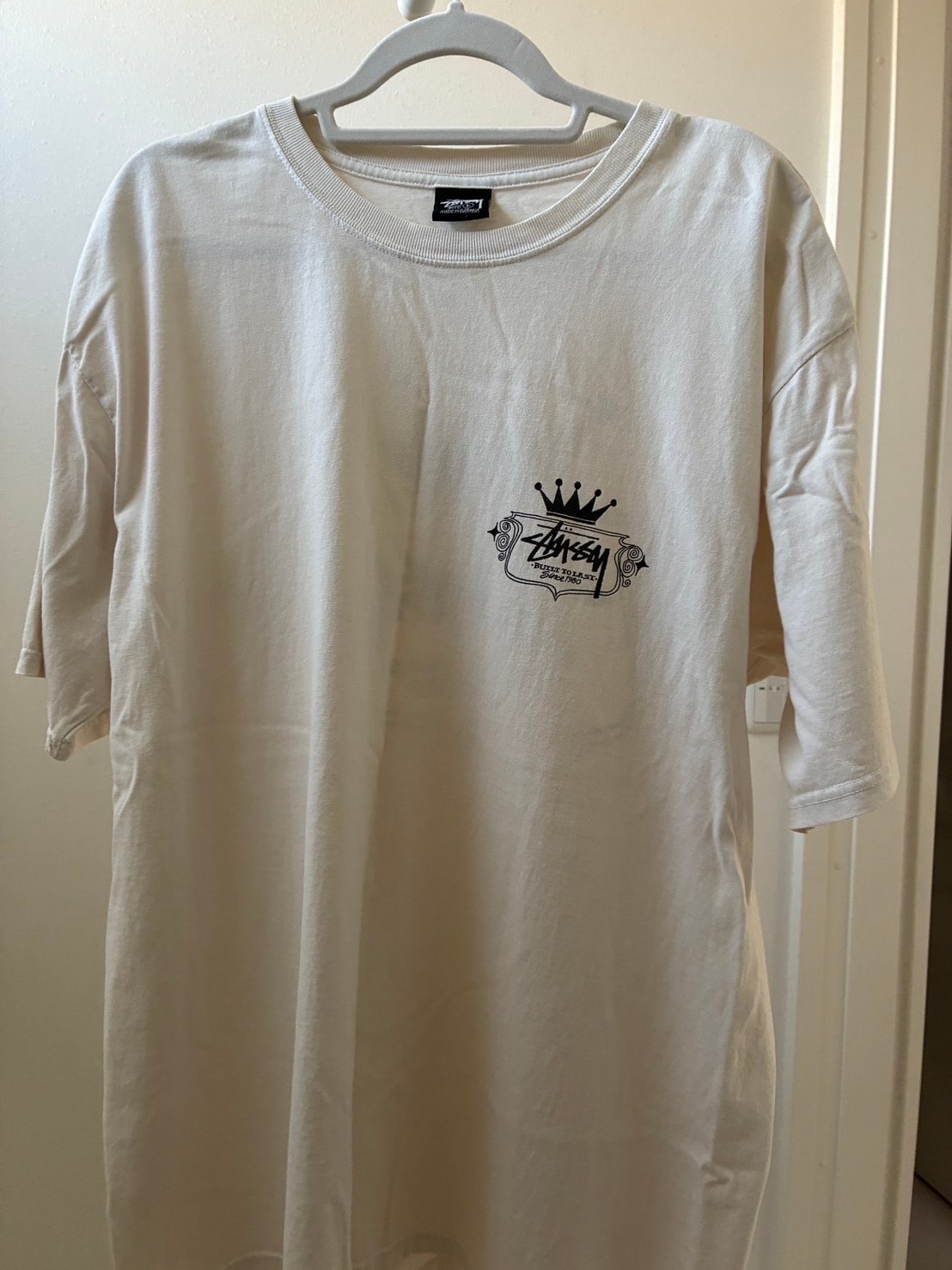 Stussy Built To Last Pig. Dyed Tee "Natural"