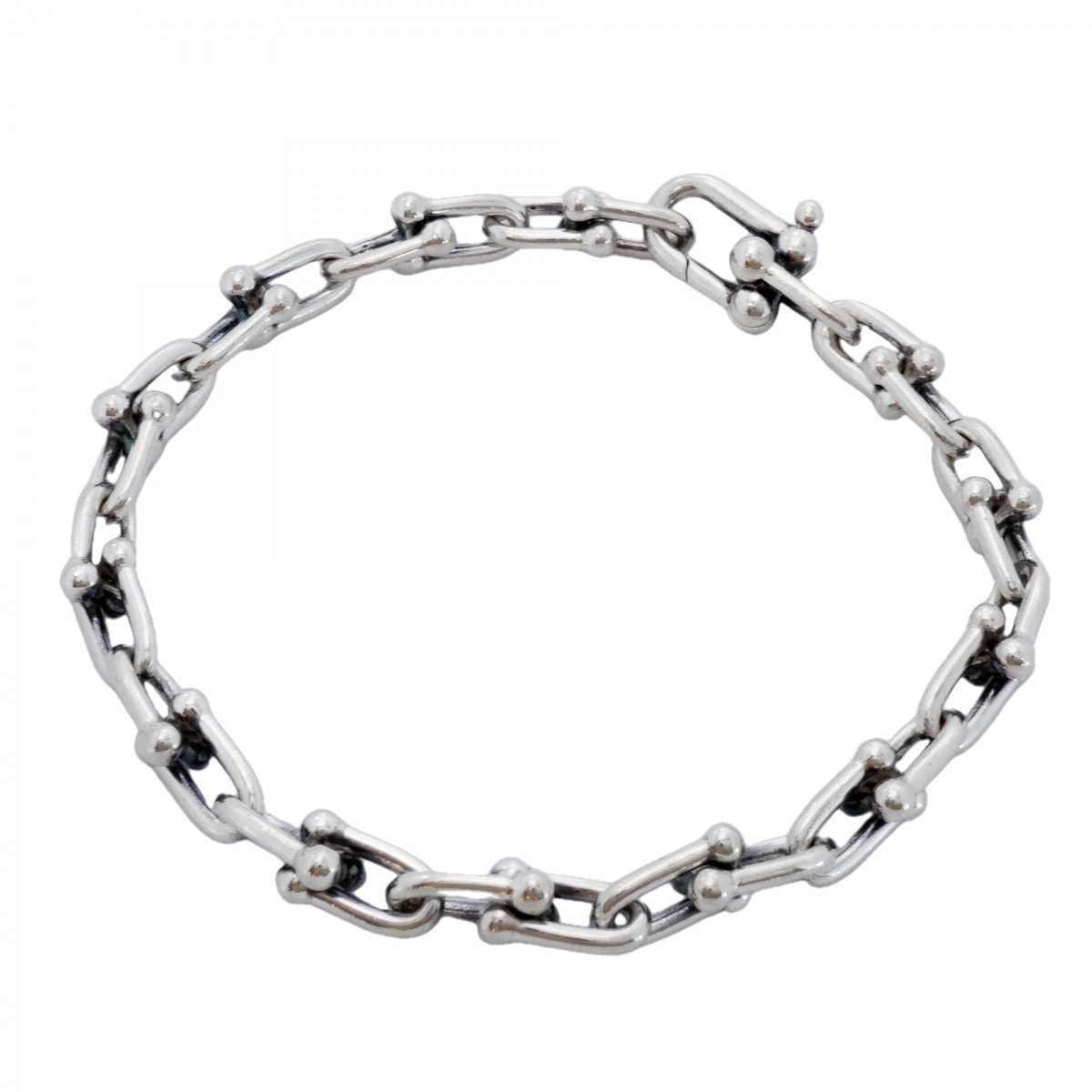 【6jdb0187】ティファニー ブレスレット ハードウェア シルバー925【中古】メンズ レディース ユニセックス