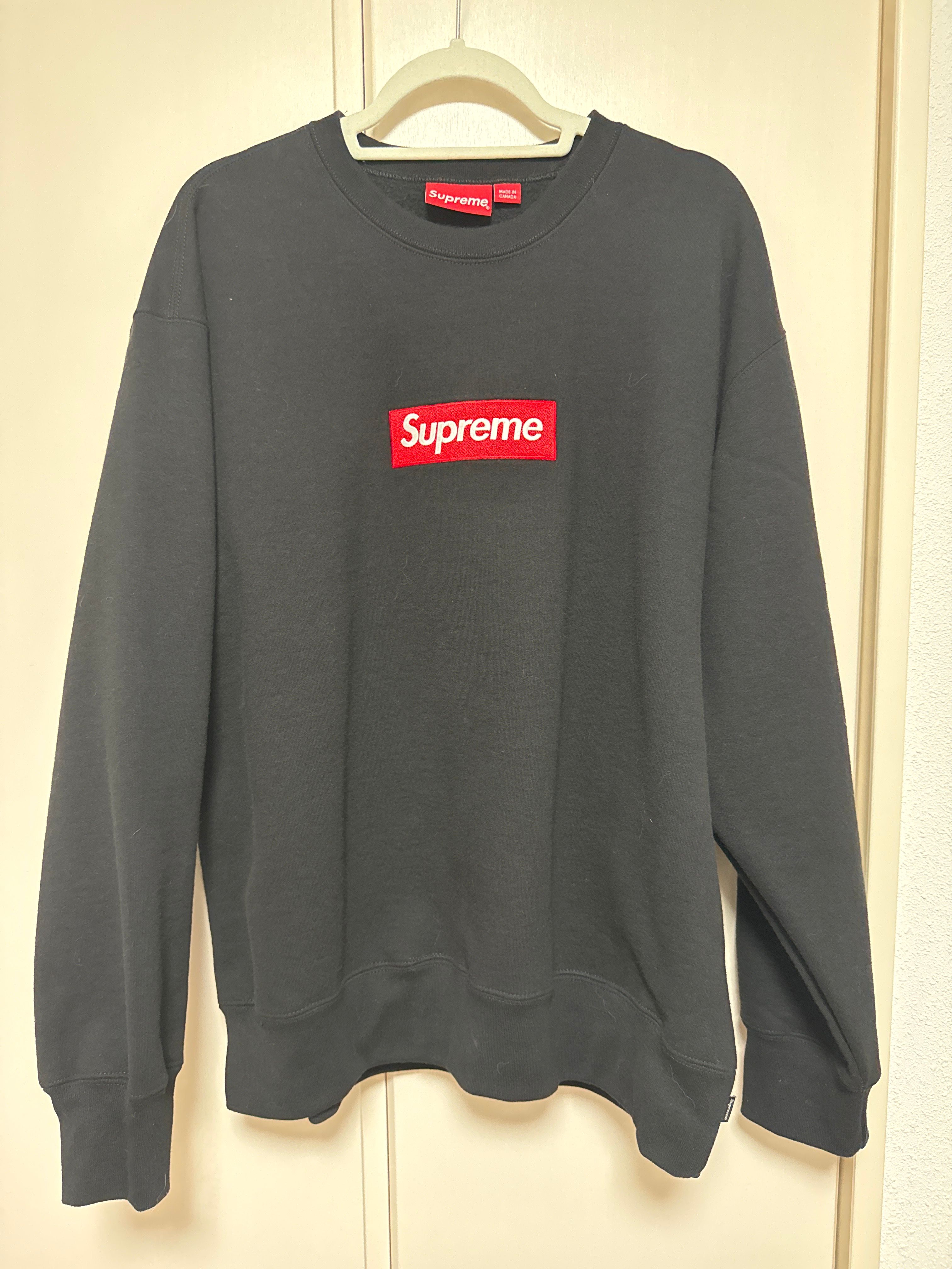 Supreme Box Logo Crewneck "Black" (22FW)