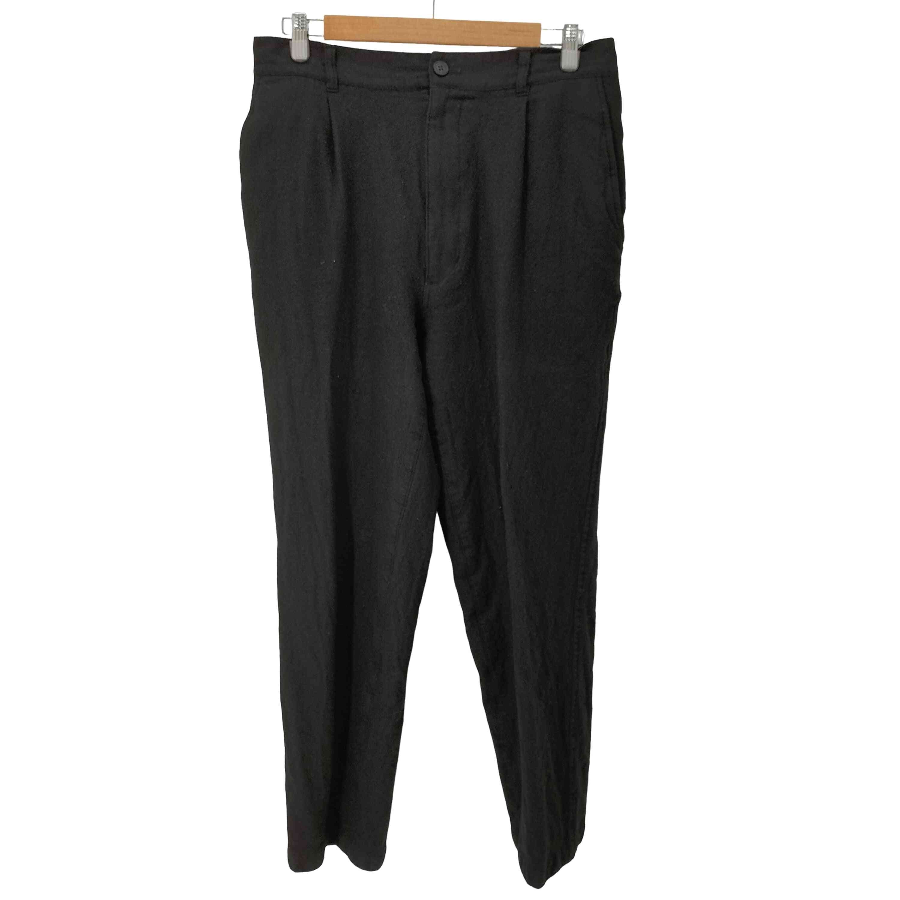 AD2023 23AW 製品縮絨 1プリーツ パンツ スラックス【1142565965390】