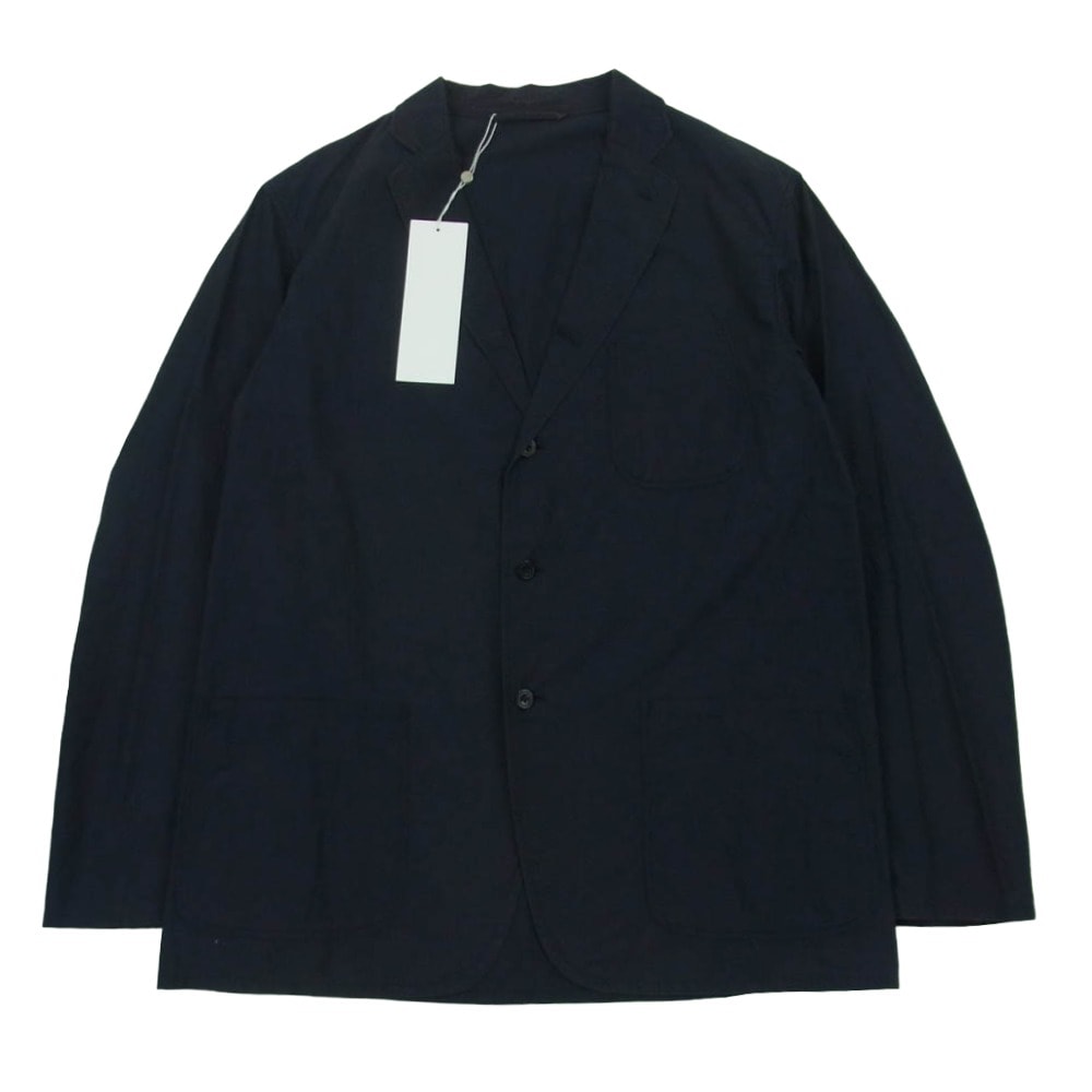 COMOLI コモリ 15SS 15S-01003 3Bタイプライター シャツ ジャケット 日本製 ネイビー系 2【中古】