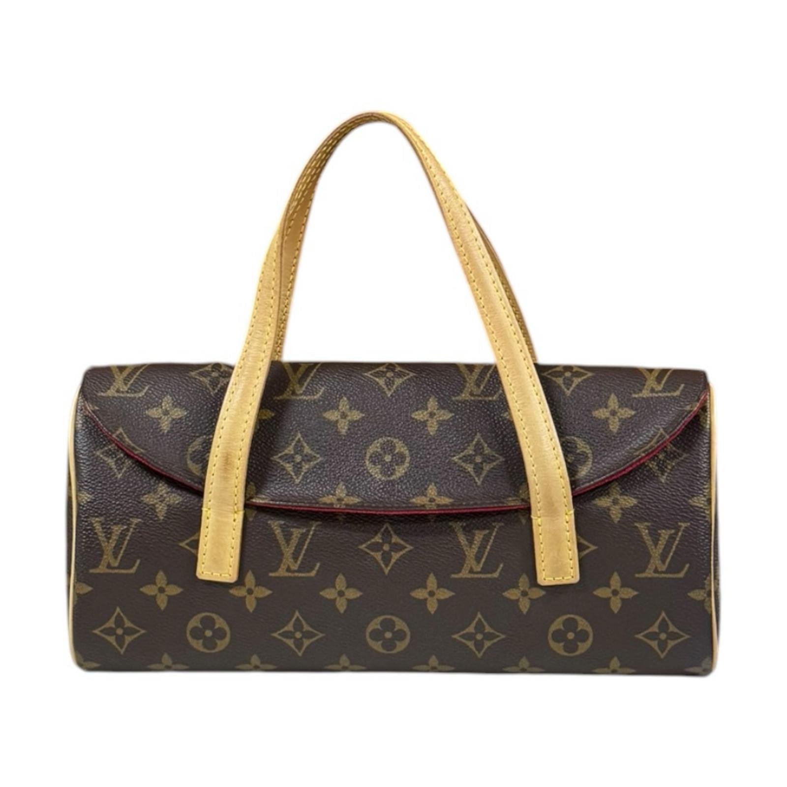 ルイヴィトン ソナチネ モノグラム ハンドバッグ モノグラムキャンバス M51902 ブラウン レディース LOUIS VUITTON  中古