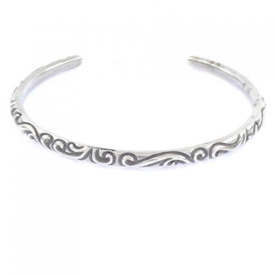 クロムハーツ CHROME HEARTS BANGLE SCROLL 2354 304 8000 9170 BRACELET