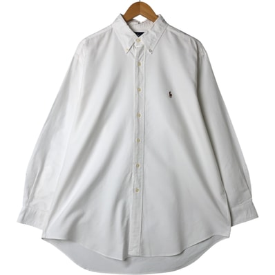 古着 ラルフローレン Ralph Lauren YARMOUTH 長袖 ボタンダウンシャツ メンズL相当/eaa543797