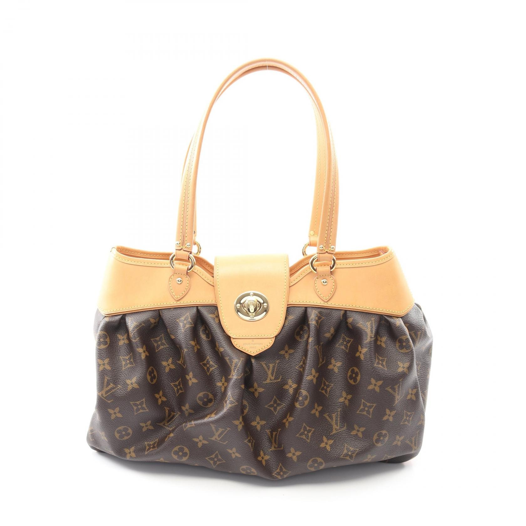 ルイ・ヴィトン LOUIS VUITTON ボエシMM ショルダーバッグ バッグ PVCコーティングキャンバス レザー モノグラム レディース ブラウン系 M45714 【中古】