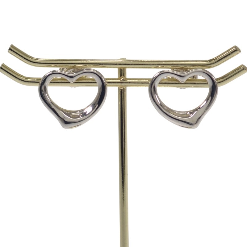 ティファニー オープンハート ピアス シルバー925【中古】【Aランク】