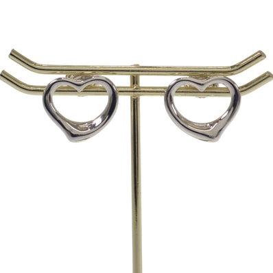 ティファニー オープンハート ピアス シルバー925【中古】【Aランク】