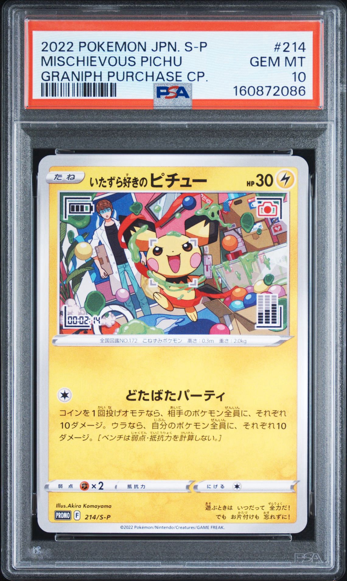 Mischievous Pichu :PROMO[214 S-P](S-P Promotional cards)