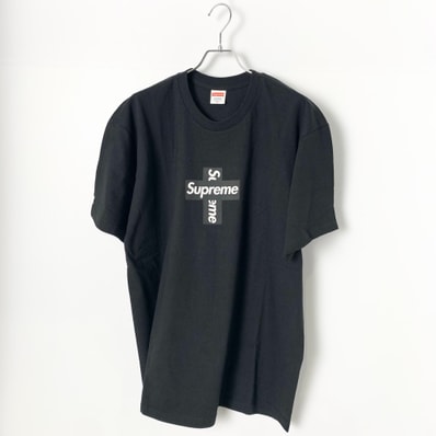 Supreme Cross Box Logo Tee "Black"