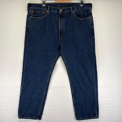 古着 リーバイス Levi's デニム パンツ Gパン 505 5ポケット ジッパーフライ 大きいサイズ 濃紺 W40 L30 ブルー系 メンズ