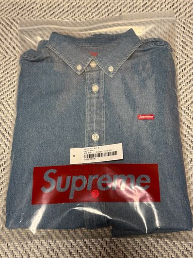 Supreme Small Box Twill Shirt "Denim"