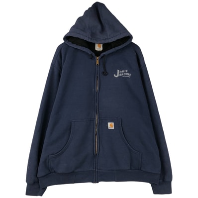 古着 カーハート Carhartt スウェットフルジップパーカー メンズXXL相当/eaa603587