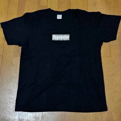 Supreme / Burberry Box Logo Tee "Black"