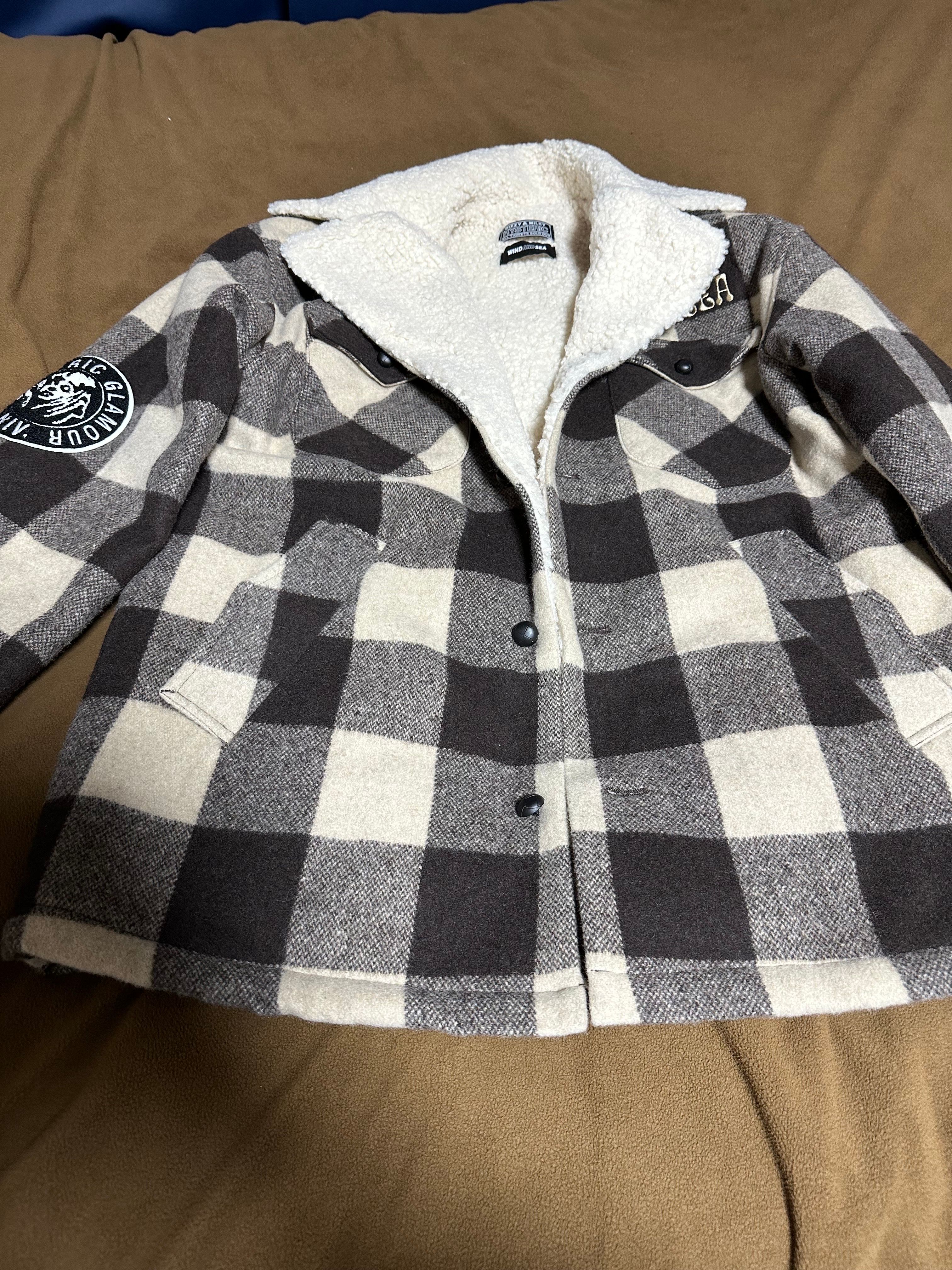 WIND AND SEA x HYSTERIC GLAMOUR Ranch Coat "Beige"