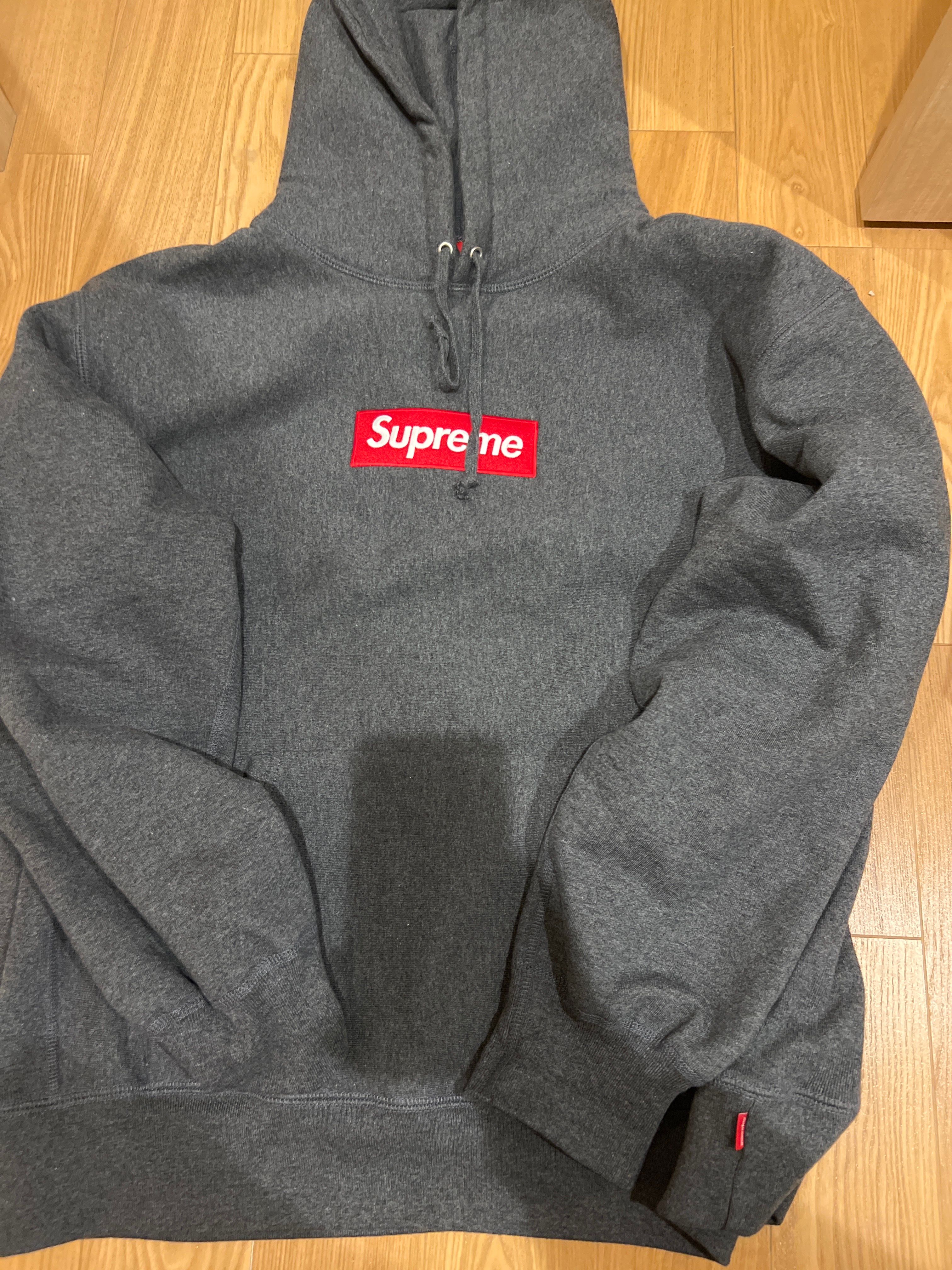 Supreme Box Logo Hooded Sweatshirt "Charcoal" (21FW)