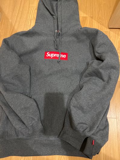 Supreme Box Logo Hooded Sweatshirt "Charcoal" (21FW)