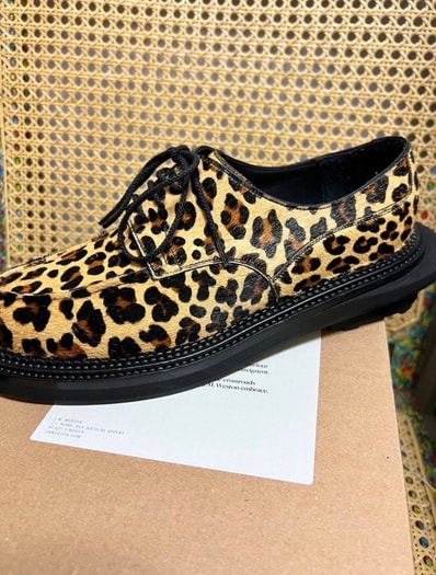 sacai x J.M.Weston Golf Derby "Leopard Calf"
