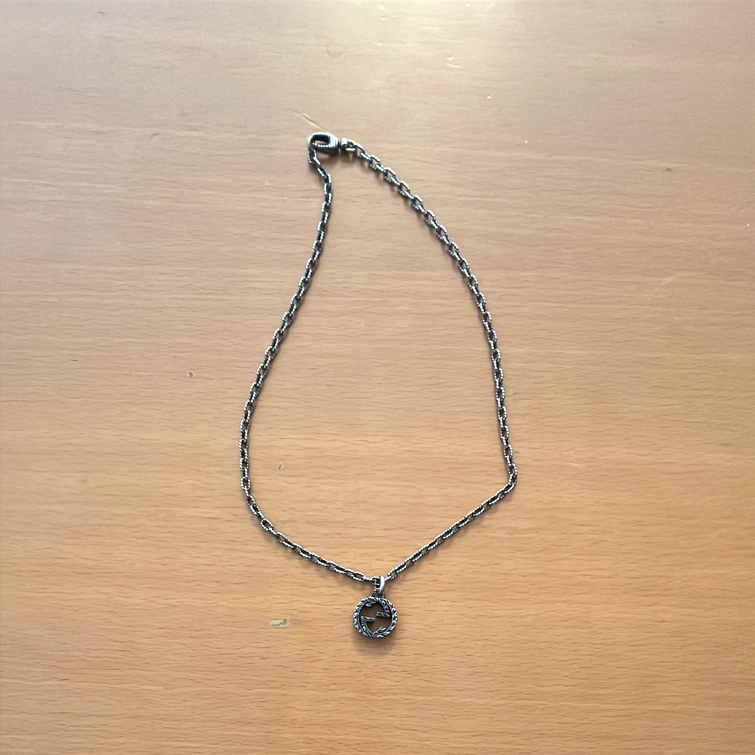 GUCCI Interlocking G Pendant Necklace
